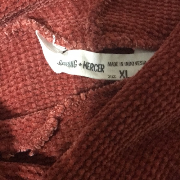 Spring + Mercer Cowl Neck Sweater Chanel feel Burnt Orange Size XL - Picture 4 of 7